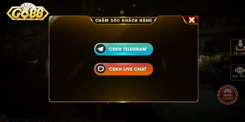 Những hình thức liên lạc hỗ trợ cổng game